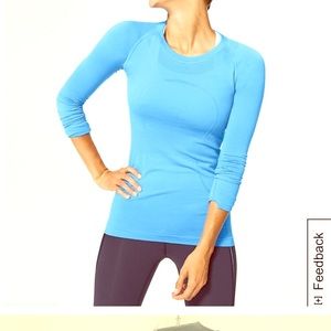 Three lulu lemon swift long sleeve shirts